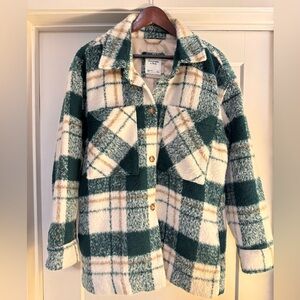 Abercrombie & Fitch Plaid Shacket